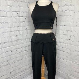 Power Woman High Waist Sport Top and Leggings Set